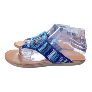 Sakroots woven Thong Sandals Size 10